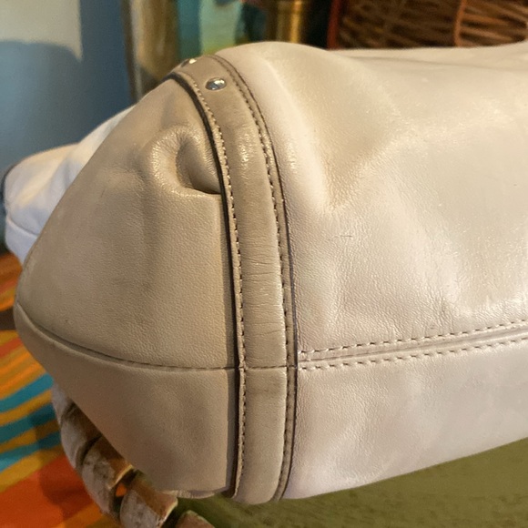 Coach Alexandra Chain Stone Leather Tote Hobo Shoulder Bag Handbag - Picture 13 of 16